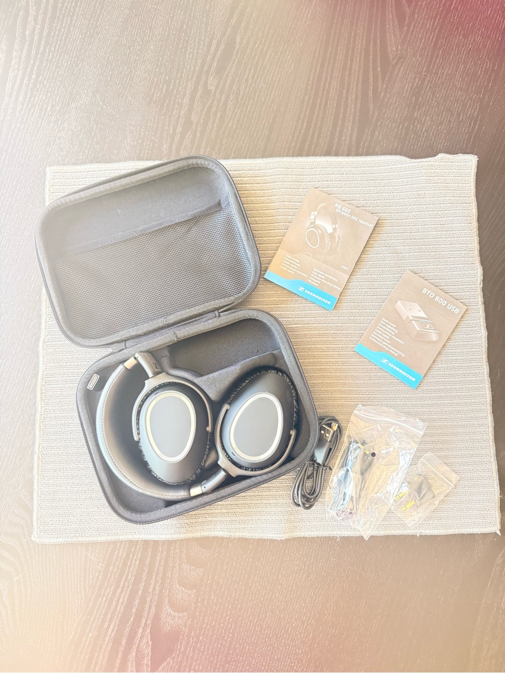Sennheiser MB 660 Black Over-Ear Headphones with Carry Case